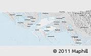 Silver Style Panoramic Map of Pauktaw