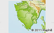 Physical 3D Map of Istra