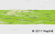 Physical Panoramic Map of Slavonski Brod-Posavina