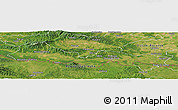 Satellite Panoramic Map of Slavonski Brod-Posavina