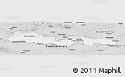 Silver Style Panoramic Map of Slavonski Brod-Posavina