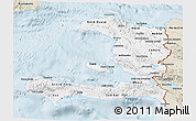 Classic Style 3D Map of Haiti