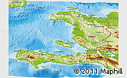 Physical 3D Map of Haiti