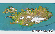 Satellite 3D Map of Iceland