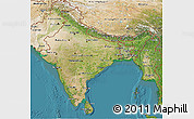 Satellite 3D Map of India