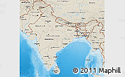 Shaded Relief 3D Map of India