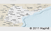 Classic Style Panoramic Map of Andhra Pradesh