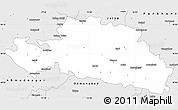 Silver Style Simple Map of Beed