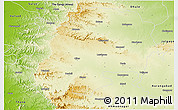 Physical 3D Map of Nashik