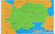 Political 3D Map of Nashik