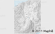 Silver Style 3D Map of Nagano