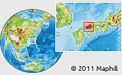 Physical Location Map of Hiroshima