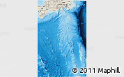 Shaded Relief 3D Map of Tokai