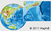 Physical Location Map of Tokai