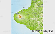 Physical Map of Taranaki