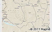 Shaded Relief Map of Suru