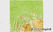 Physical 3D Map of Takum