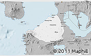 Gray 3D Map of Cavite