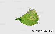 Satellite 3D Map of Cavite, cropped outside