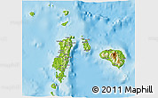 Physical 3D Map of Romblon