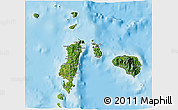 Satellite 3D Map of Romblon, physical outside