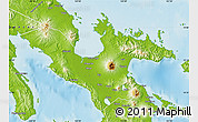 Physical Map of Camarines Sur