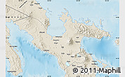 Shaded Relief Map of Camarines Sur