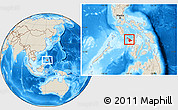 Shaded Relief Location Map of Aklan