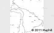 Blank Simple Map of Aklan