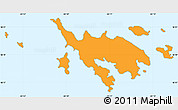 Political Simple Map of Culebra