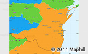 Political Simple Map of Constanta