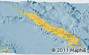 Savanna Style 3D Map of Isabel