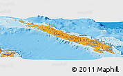 Political Panoramic Map of Isabel