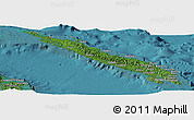 Satellite Panoramic Map of Isabel