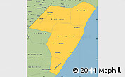 Savanna Style Simple Map of Mudug