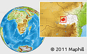 Physical Location Map of ELLISRAS, highlighted parent region