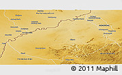 Physical Panoramic Map of ELLISRAS