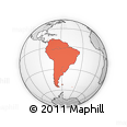 Outline Map of South America