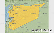 Savanna Style 3D Map of Syria