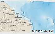 Shaded Relief 3D Map of Dar-Es-Salaam