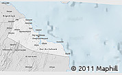 Silver Style 3D Map of Dar-Es-Salaam