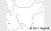 Blank Simple Map of Greenwich