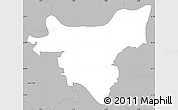 Gray Simple Map of Greenwich