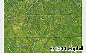 Satellite Map of Escambia County