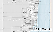 Silver Style Map of ZIP code 33027