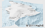 Gray Panoramic Map of Hawaii County