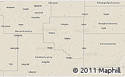 Shaded Relief 3D Map of Moultrie County