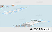 Gray Panoramic Map of Keweenaw County