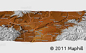 Physical Panoramic Map of ZIP code 87531