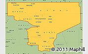 Savanna Style Simple Map of ZIP codes starting with 879